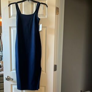 Beyond Yoga Navy Blue Sleeveless Dress